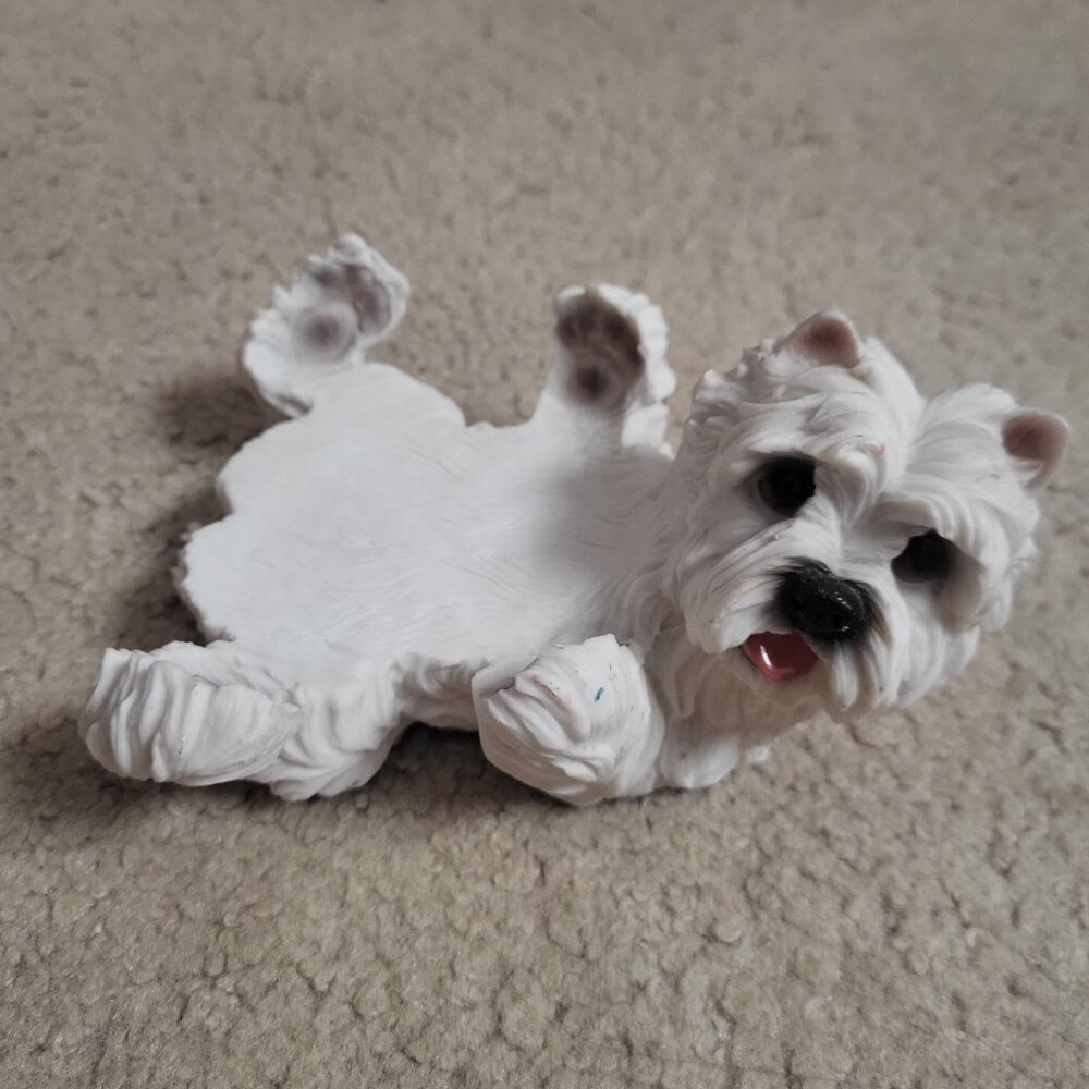 White West Highland Terrier Dog Bowl Holder